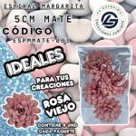 Espiral Margarita 5cm Mate 
cod. ESPMMATE-003
Rosa viejo