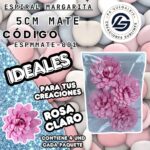 Espiral Margarita 5cm Mate 
cod. ESPMMATE-001
Rosa claro