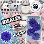 Espiral Margarita 5cm Mate 
cod. ESPMMATE-009
Morado