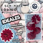 Espiral Margarita 5cm Mate 
cod. ESPMMATE-008
Rojo