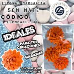 Espiral Margarita 5cm Mate 
cod. ESPMMATE-018
Naranja