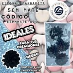 Espiral Margarita 5cm Mate 
cod. ESPMMATE-015
Negro