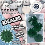 Espiral Margarita 5cm Mate 
cod. ESPMMATE-013
Verde Olivo