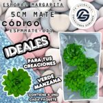 Espiral Margarita 5cm Mate 
cod. ESPMMATE-011
Verde Manzana