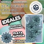 Espiral Margarita 5cm Perlado
cod. ESPMPERLADO-001
Plata Alpaca