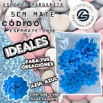 Espiral Margarita 5cm Mate 
cod. ESPMMATE-005
Azul-Azul