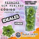 Flor Peonias 5 Cm Perladocod. PEOP5CM-005 Verde
