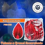 PALMA A GRANEL ROJO ESCARCHADA 1 PAQUETE CONTIENE 10 UND CÓDIGO PGE-005