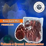 PALMA A GRANEL ROSA GOLD METAL METALIZADA 1 PAQUETE CONTIENE 10 UND CÓDIGO PGMETA-003
