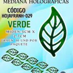 HOJAS MEDIANAS ONDULADAS METALIZADAS 1 PAQUETE CONTIENE 10 UNIDADES CÓDIGO HOJAFRANH-029