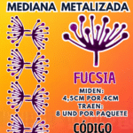 HOJAS MEDIANAS PISTILO FUCSIA GRANDES 1 PAQUETE CONTIENE 8 UND CÓDIGO HOJASPISM-014