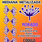 HOJAS MEDIANAS PISTILO MORADO GRANDES 1 PAQUETE CONTIENE 8 UND CÓDIGO HOJASPISM-020