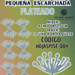 HOJAS PEQUEÑAS PISTILO PLATEADO ESCARCHADAS 1 PAQUETE CONTIENE 12 UND CÓDIGO HOJASPISE-004