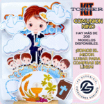 Kit Topper Comunión Niño #KIT-048