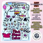 Kit Topper FLORK MEME CAKE ROSADO #KIT-259