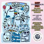 Kit Topper FLORK MEME CAKE AZUL #KIT-260