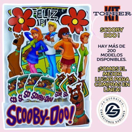 KIT TOPPER SCOOBY DOO! CÓDIGO #KIT-278