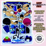 KIT TOPPER NATACIÓN ADULTO CÓDIGO #KIT-269