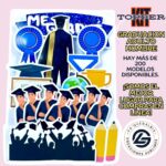 KIT TOPPER GRADUACIÓN ADULTO HOMBRE CÓDIGO #KIT-275