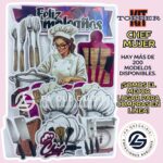 KIT TOPPER CHEF MUJER CÓDIGO #KIT-290