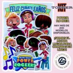 KIT TOPPER POWER ROCHERS CÓDIGO #KIT-284