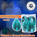 PALMA A GRANEL CELESTE ESCARCHADA 1 PAQUETE CONTIENE 10 UND CÓDIGO PGCM-003