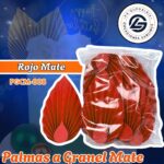 PALMA A GRANEL ROJO MATE 1 PAQUETE CONTIENE 10 UND CÓDIGO PGCM-002