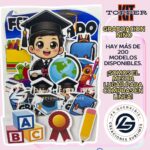KIT TOPPER GRADUACIÓN NIÑO #KIT-272