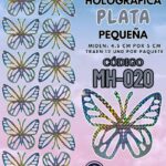 Mariposas Pequeñas Daniela Plata Holográfica 1 paquete contiene 12 und. código MH-020
