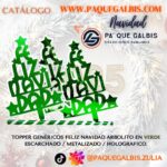 Topper Genérico Àrbol Navidad (Verde)
