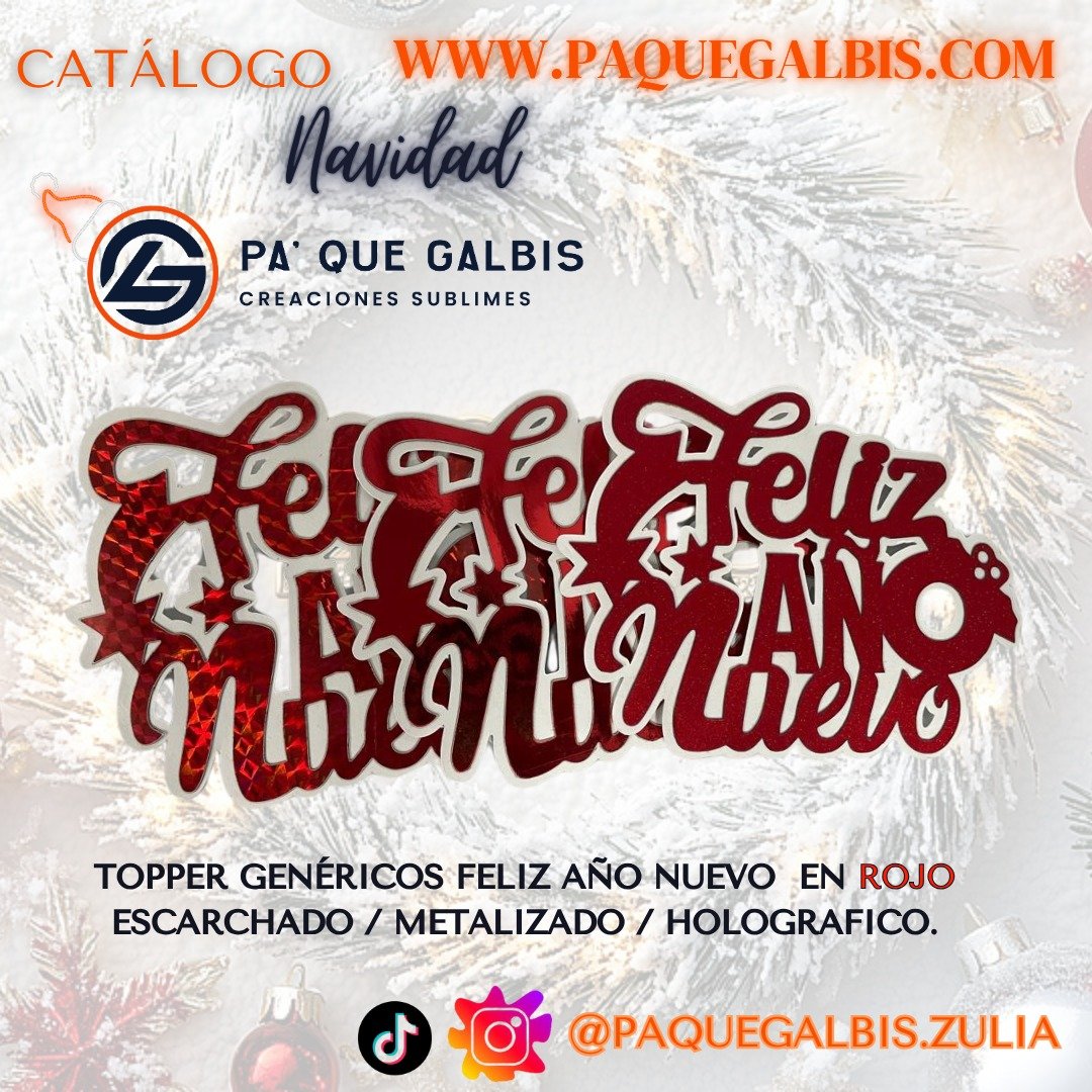 1002555131.jpg Topper Genérico feliz año nuevo - Imagen 1