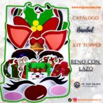 Kits Impresos Navidad Reno con Lazo niña