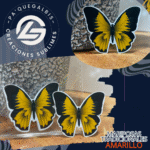 Mariposas TRADICIONAL AMARILLO 8UNID