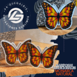 Mariposas TRADICIONAL MONARCA NATURAL 8UNID