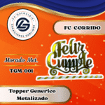 Topper Generico FC Corrido Dorado #TGM-001