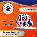 Topper Generico FC Corrido MORADO #TGM-007