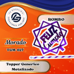 Topper Generico Rombo MORADO #TGM-027
