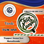 Topper Genérico FC Circular VERDE #TGM-050