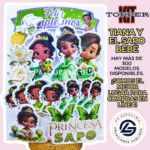 Kit Topper Tiana princesa y el sapo Bebé #KIT-305
