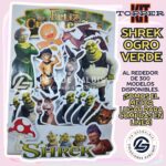 Kit Topper Shrek ogro verde #KIT-299