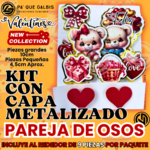 Kits Con Capa Pareja De Osos