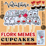 Flork Memes Para Cupcakes, Ponquesitos X12unid