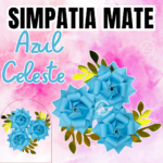Simpatías Azul Celeste Mate #004