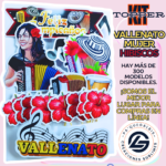Kit Topper vallenato mujer Hibiscos #KIT-307