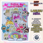 Kit Topper Labubu Niña #KIT-310